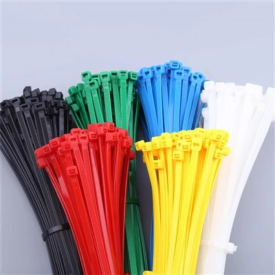 Multi-Kulur tal-plastik Zipper Cable Tie